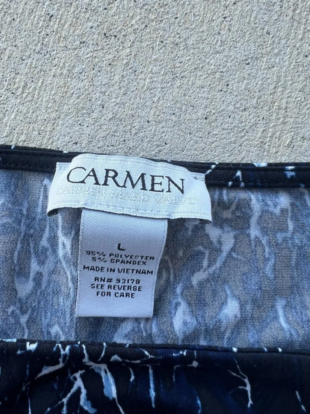 Carmen Marc Valvo large blouse - Picture 8 of 8